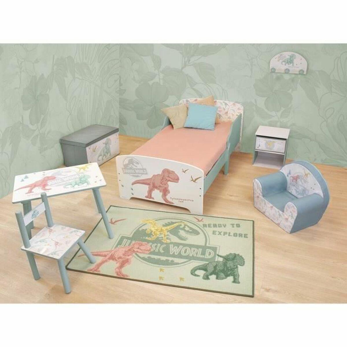 Килимче за Игра Fun House Jurassic World 80 x 120 cm